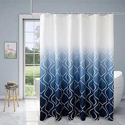 Tekstura otporna na promjenu boje i plijesan Marokanski gradijent boja Kupaonska zavjesa za tuš Vodootporna kupaonska zavjesa Cortina Baño