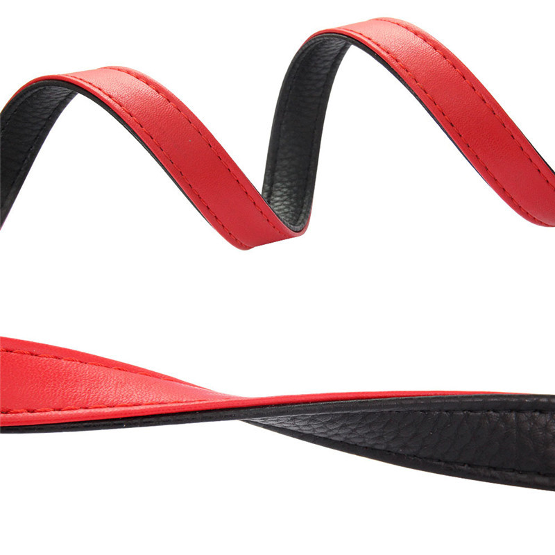 PU ādas apkakles siksna maziem vidēji lieliem suņiem Droša, mīksta, cieta kaķa suņu kakla siksna Bulldogs kucēns suns kakla siksna mājdzīvnieku aksesuāri