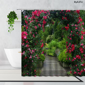 Kreativni cvjetni luk Dječja kupaonska tuš zavjesa Kućni dekor Kupaonski dodaci Kupaonska vodootporna zavjesa Cortinas De Ducha