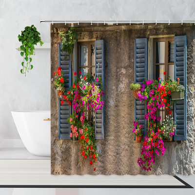 Kreativni cvjetni luk Dječja kupaonska tuš zavjesa Kućni dekor Kupaonski dodaci Kupaonska vodootporna zavjesa Cortinas De Ducha