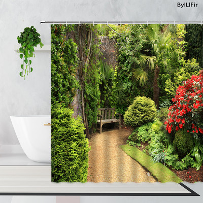 Kreativni cvjetni luk Dječja kupaonska tuš zavjesa Kućni dekor Kupaonski dodaci Kupaonska vodootporna zavjesa Cortinas De Ducha