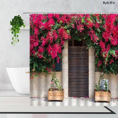 Kreativni cvjetni luk Dječja kupaonska tuš zavjesa Kućni dekor Kupaonski dodaci Kupaonska vodootporna zavjesa Cortinas De Ducha
