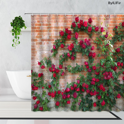 Kreativni cvjetni luk Dječja kupaonska tuš zavjesa Kućni dekor Kupaonski dodaci Kupaonska vodootporna zavjesa Cortinas De Ducha