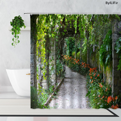 Kreativni cvjetni luk Dječja kupaonska tuš zavjesa Kućni dekor Kupaonski dodaci Kupaonska vodootporna zavjesa Cortinas De Ducha