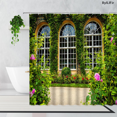 Kreativni cvjetni luk Dječja kupaonska tuš zavjesa Kućni dekor Kupaonski dodaci Kupaonska vodootporna zavjesa Cortinas De Ducha