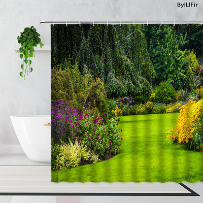 Kreativni cvjetni luk Dječja kupaonska tuš zavjesa Kućni dekor Kupaonski dodaci Kupaonska vodootporna zavjesa Cortinas De Ducha