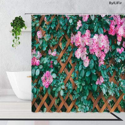 Kreativni cvjetni luk Dječja kupaonska tuš zavjesa Kućni dekor Kupaonski dodaci Kupaonska vodootporna zavjesa Cortinas De Ducha