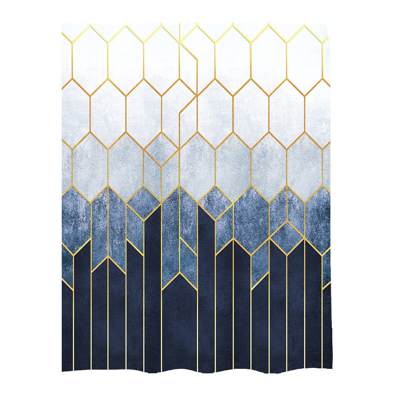 Lion zavjesa za tuš s digitalnim ispisom Vodootporna poliesterska kupaonska zavjesa Kupaonska zavjesa za tuš Lion zavjese Cortina Ducha