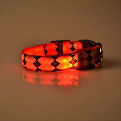 LED pseća ogrlica Sjajni najlon za pse Štene Mačke Ljubimci Velika podesiva noćna svjetleća ogrlica Oprema za kućne ljubimce pet shop pribor za pse
