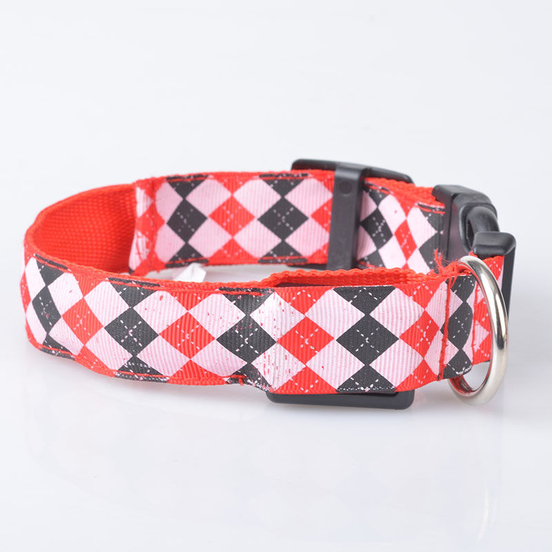 LED pseća ogrlica Sjajni najlon za pse Štene Mačke Ljubimci Velika podesiva noćna svjetleća ogrlica Oprema za kućne ljubimce pet shop pribor za pse