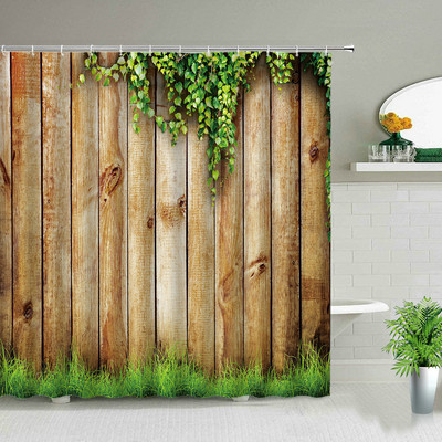 Proljetni krajolik Biljke Cvijeće Zid Kupaonica Set zavjesa za tuš Cvjetni prirodni krajolik Vrtni zidni ukrasi Viseće zavjese