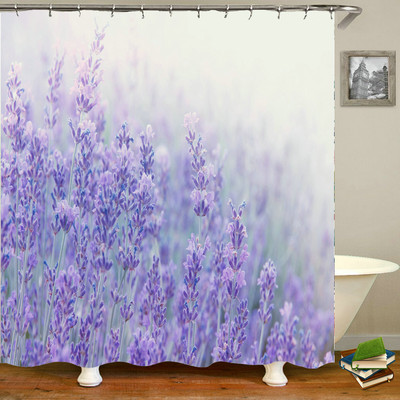 Proljetni krajolik Biljke Cvijeće Zid Kupaonica Set zavjesa za tuš Cvjetni prirodni krajolik Vrtni zidni ukrasi Viseće zavjese