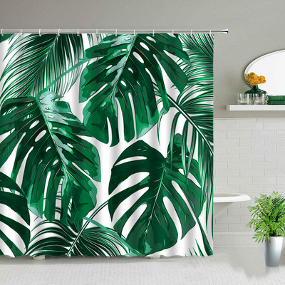 Proljetni krajolik Biljke Cvijeće Zid Kupaonica Set zavjesa za tuš Cvjetni prirodni krajolik Vrtni zidni ukrasi Viseće zavjese