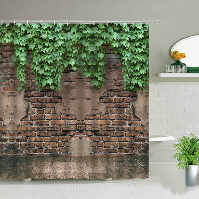 Proljetni krajolik Biljke Cvijeće Zid Kupaonica Set zavjesa za tuš Cvjetni prirodni krajolik Vrtni zidni ukrasi Viseće zavjese