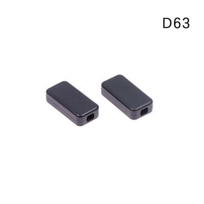 Ūdensizturīga elektroniskā savienojuma kārba, melna DIY instrumentu korpuss ABS plastmasas kaste