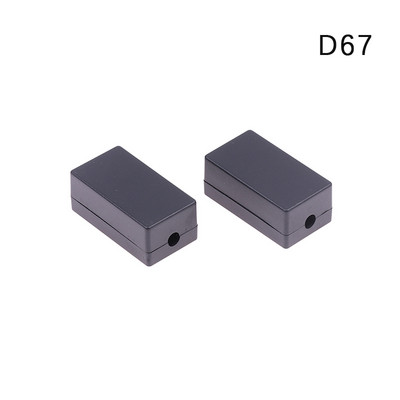 Ūdensizturīga elektroniskā savienojuma kārba, melna DIY instrumentu korpuss ABS plastmasas kaste