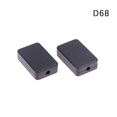 Ūdensizturīga elektroniskā savienojuma kārba, melna DIY instrumentu korpuss ABS plastmasas kaste