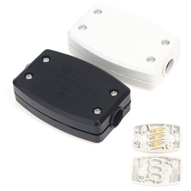 In-Line konektor Kutija 13A Električni kabel Flex Joiner 3 Terminal Kućište 250V Žica Mrežno napajanje za kabele od 3A do 13A