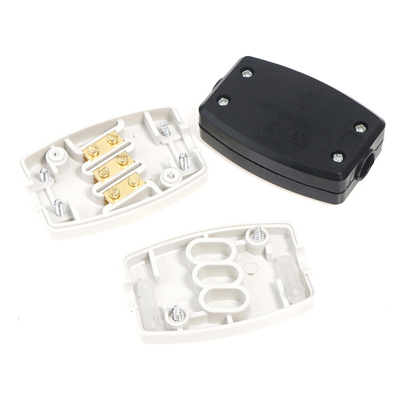 In-Line konektor Kutija 13A Električni kabel Flex Joiner 3 Terminal Kućište 250V Žica Mrežno napajanje za kabele od 3A do 13A