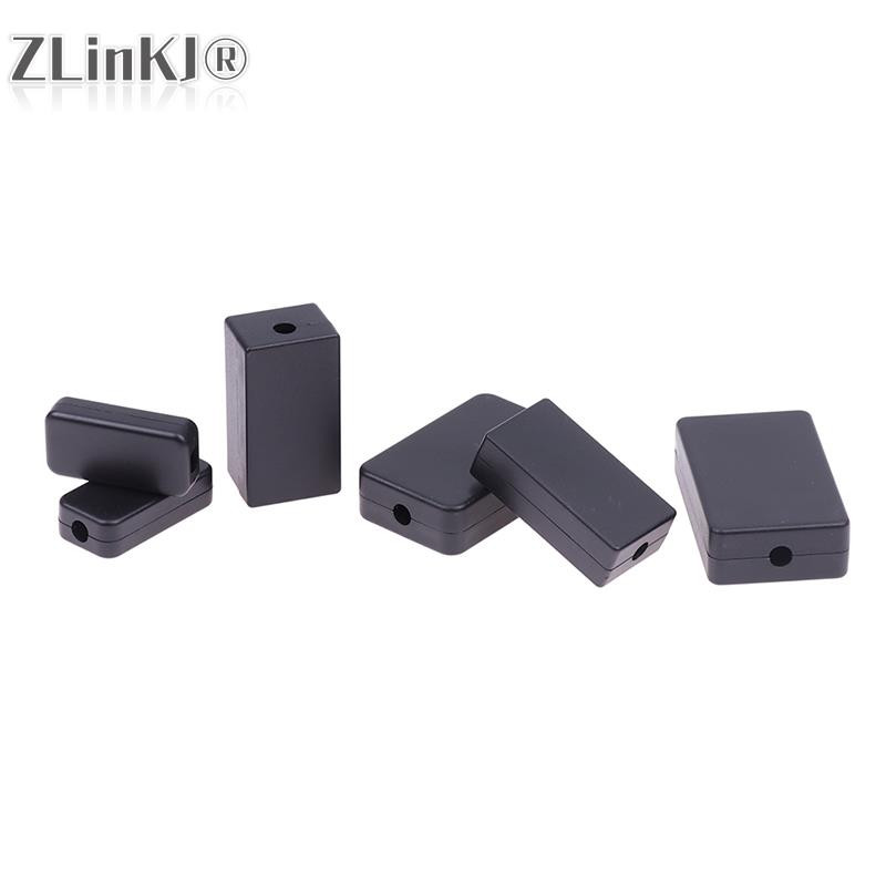 1 gab ūdensizturīgs elektroniskais sadales kārba, melns DIY instrumentu korpuss ABS plastmasas projekta korpusa kastes izejas vadības slēdža korpuss