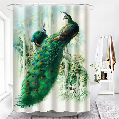 Armsa kassi multifilmi loomade kodukaunistus dušikardin lastele vannituba dušikardin vanniekraani vahesein konksudega Rideau dušš