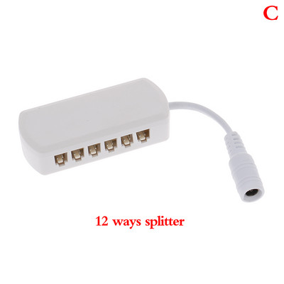4/6/12Ports 2510 Hub Razdjelnik Razvodna kutija Razdjelnik Konektori Muški utikač LED adapter za rasvjetu ormarića 2,54 Razmak u zatvorenom prostoru