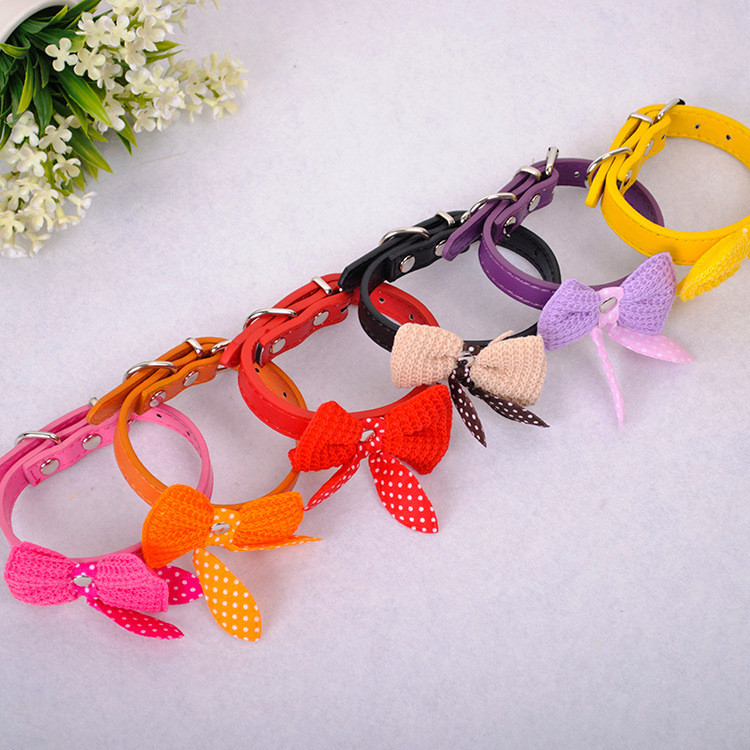 Pletena mašna, podesive kožne ogrlice za pse, štene, kućne ljubimce, ogrlice, ogrlice za pse, ogrlice za mačke Perro