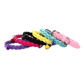 Kućni ljubimac, pas, mačka, ogrlica, ogrlica, pletena ogrlica sa zvonom, mekana koža, podesivi remen za štene, mače, slatka ogrlica, pribor za kućne ljubimce