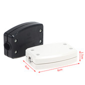 In-Line savienotāju kārba 13A elektriskā kabeļa lokanais galdnieks 3 spaiļu korpuss 250 V vadu elektrotīkla kabelim ar nominālo spriegumu no 3A līdz 13A