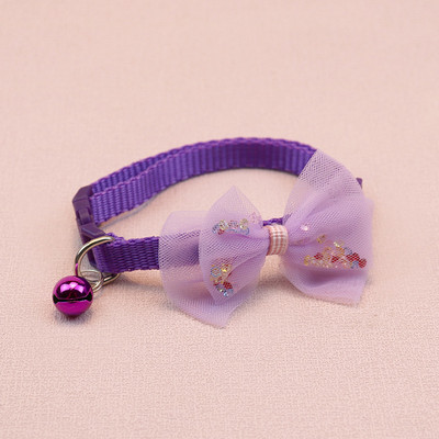 Karirana čipkana mašna Ogrlica za mačke Leptir leptir Sigurnosna kopča Ogrlica za kućne ljubimce Štene Chihuahua Ogrlica za kućne ljubimce Elastične podesive ogrlice za pse