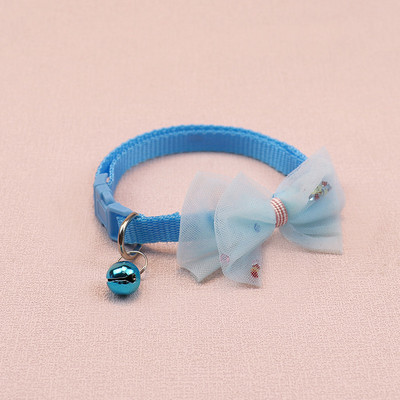 Karirana čipkana mašna Ogrlica za mačke Leptir leptir Sigurnosna kopča Ogrlica za kućne ljubimce Štene Chihuahua Ogrlica za kućne ljubimce Elastične podesive ogrlice za pse