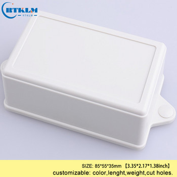 Κουτί διακλάδωσης τοίχου abs πλαστική θήκη έργου diy θήκη οργάνων πλαστικό περίβλημα επιτραπέζιου ηλεκτρονικού κουτιού 85*55*35mm