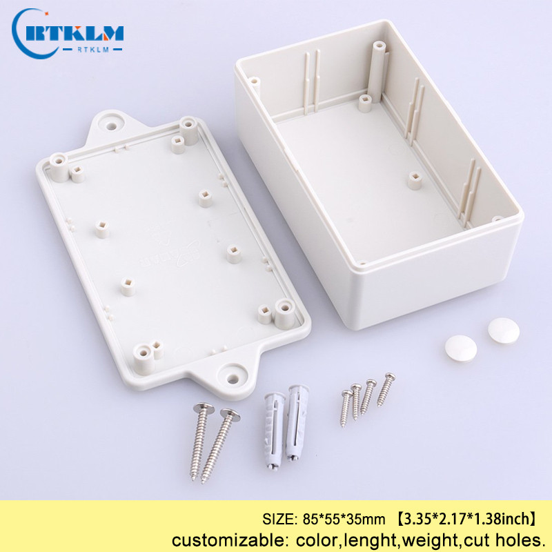 Razvodna kutija za montiranje na zid abs plastična projektna kutija uradi sam kućište za instrumente plastično kućište kućište stolna elektronička kutija 85*55*35 mm