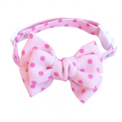 Mājdzīvnieku apkakles siksna, viļņota punktveida raksts, kaķu apkakles siksna, modes suņi, kaķi, kakla banti