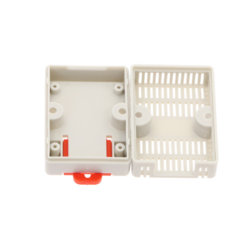Električna razvodna kutija za tračnicu 4-07: 65x46x29mm 35-šinska montaža kućišta instrumenata za montažu na tračnicu, oklop šasije