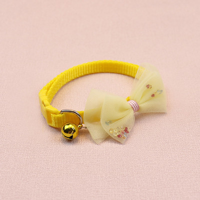 Karirana čipkana mašna Ogrlica za mačke Leptir leptir Sigurnosna kopča Ogrlica za kućne ljubimce Štene Chihuahua Ogrlica za kućne ljubimce Elastične podesive ogrlice za pse