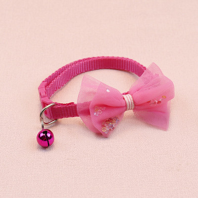 Karirana čipkana mašna Ogrlica za mačke Leptir leptir Sigurnosna kopča Ogrlica za kućne ljubimce Štene Chihuahua Ogrlica za kućne ljubimce Elastične podesive ogrlice za pse