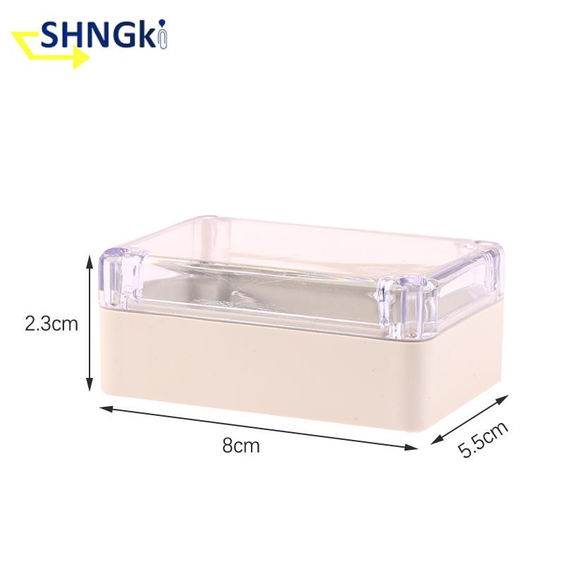 Mala plastična vodootporna prozirna vanjska alarmna vodootporna kutija DIY projekt Kućište elektroničke kutije Oklop sigurnosnog modula