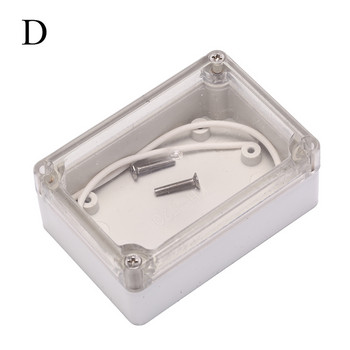 Водоустойчива разклонителна кутия, пластмасова кутия за инструменти, малка черна пластмасова кутия за електронни проекти