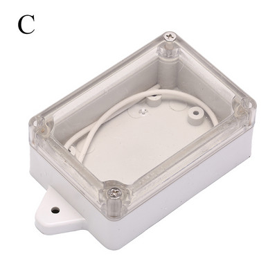 Vodootporno kućište razvodne kutije, plastično kućište za instrumente, mala plastična kutija za elektroničke projekte u crnoj boji