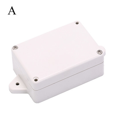 Vodootporno kućište razvodne kutije, plastično kućište za instrumente, mala plastična kutija za elektroničke projekte u crnoj boji