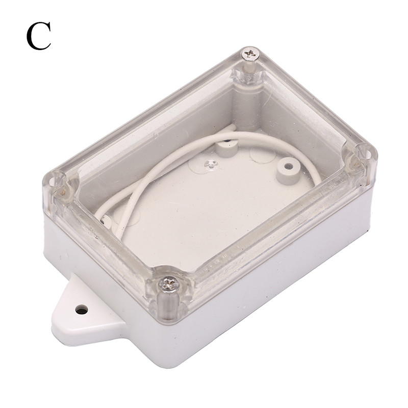 Vodootporno kućište razvodne kutije, plastično kućište za instrumente, mala plastična kutija za elektroničke projekte u crnoj boji