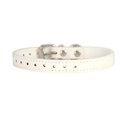 Pure Color suņu kaklasiksna, regulējama kucēnu kakla siksna, mīkstas ādas kaklasiksnas maziem suņiem, kaķēnu kaklarotas kaķu izstrādājumiem