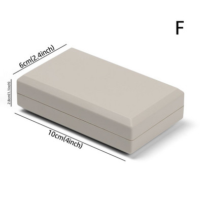Hot DIY 9 izmēri White Enclosure Boxes Electronic Project Box Instrument Case Waterproof Cover Project