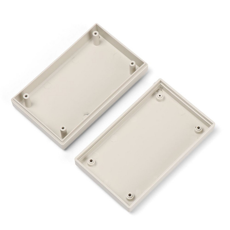 Ūdensnecaurlaidīgs korpusa instrumentu korpuss ABS plastmasas projekta kaste melnbalta uzglabāšanas korpusa korpusa kastes Elektroniskie piederumi