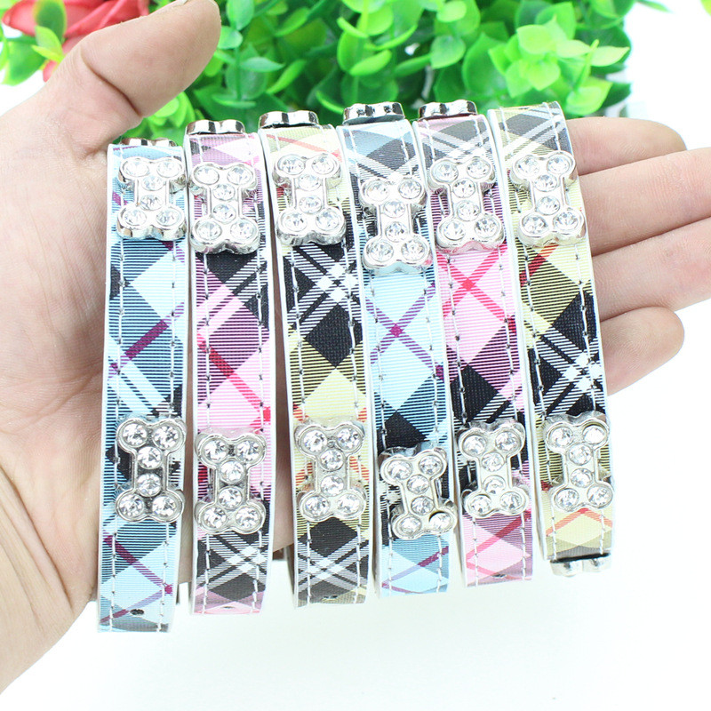 Ogrlice za pse za kućne ljubimce, uzica Bling, ogrlice za štence, personalizirane ogrlice za male pse, privjesci, pribor za kućne ljubimce