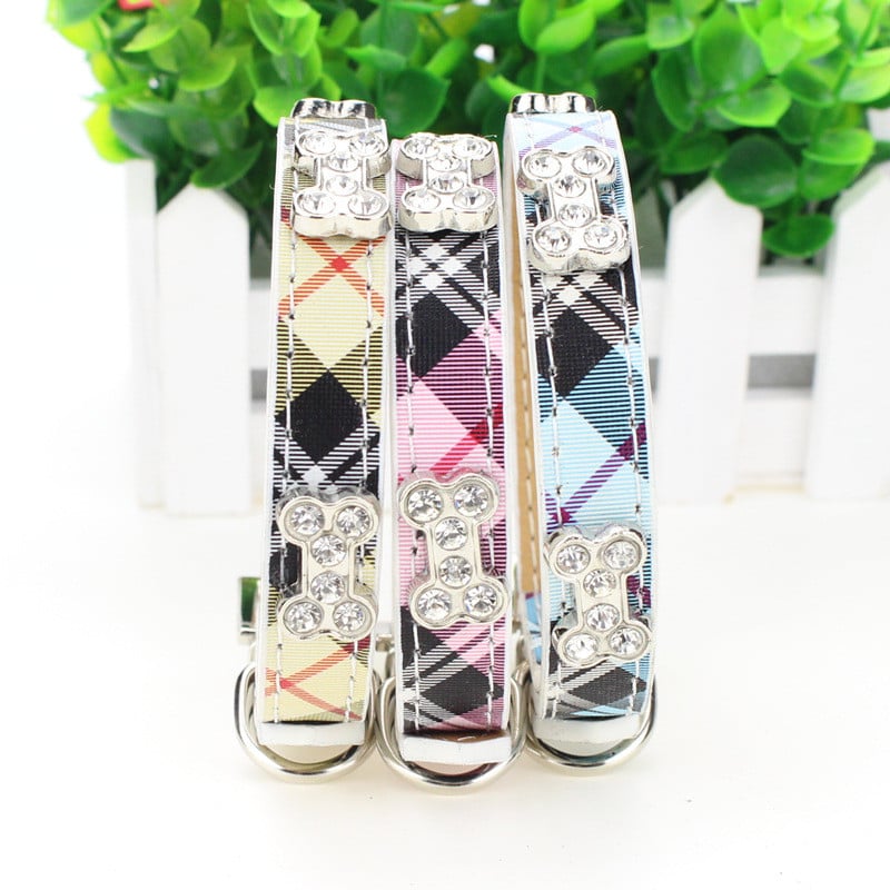 Ogrlice za pse za kućne ljubimce, uzica Bling, ogrlice za štence, personalizirane ogrlice za male pse, privjesci, pribor za kućne ljubimce