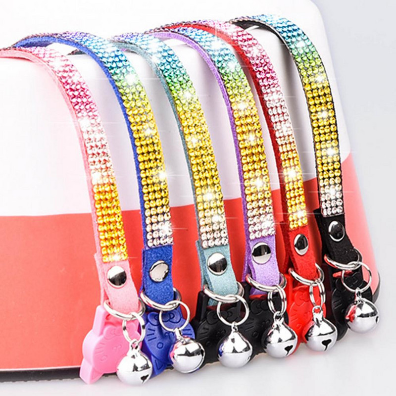 Izturīga suņu kakla siksna ar inkrustētu kalnu kalnu nodilumu izturīgs ērts mājdzīvnieka kakla siksnas kakla aksesuārs ar zvaniņu