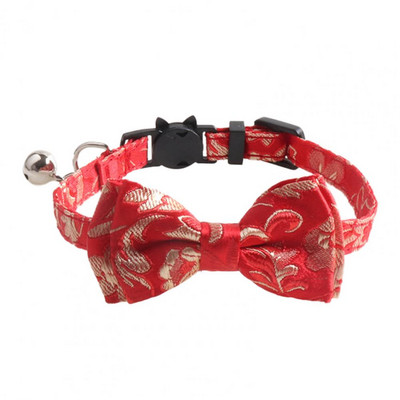 Dugotrajna ogrlica za mačiće Jednostavna za nošenje Sigurna ogrlica za mačke Mašnice za ogrlicu za mačiće sa zvonom