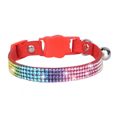 Ogrlica za pse Fine izrade Ogrlica za kućne ljubimce Podesiva ukrasna prekrasna ogrlica za kućne ljubimce Dodatak za vrat sa zvonom